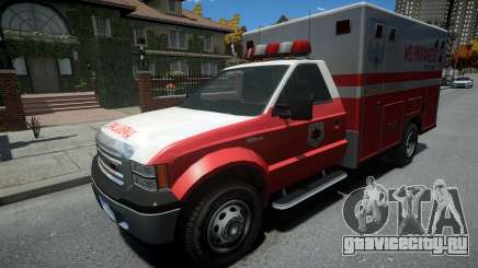 Vapid Sadler Ambulance Non-ELS для GTA 4