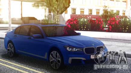 BMW 760Li Blue Sedan для GTA San Andreas