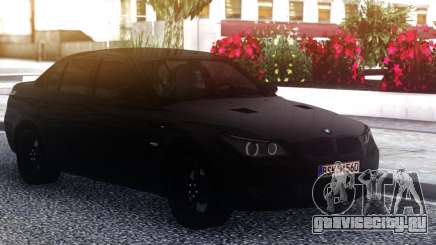 BMW M5 E60 Black Sedan для GTA San Andreas