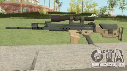 CS-GO SCAR-20 (PMC Skin) для GTA San Andreas