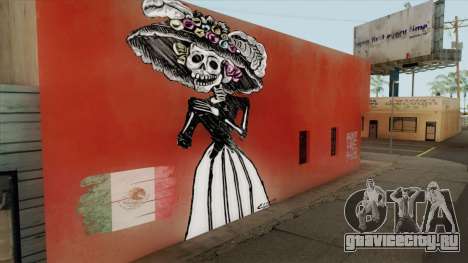 Mural La Catrina (Mexicana) для GTA San Andreas