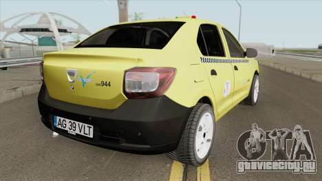 Dacia Logan 2 - Taxi Valentin 2016 для GTA San Andreas