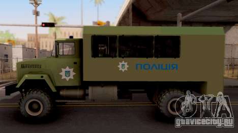 КрАЗ-6322 Police Ukraine для GTA San Andreas