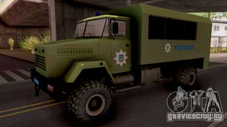 КрАЗ-6322 Police Ukraine для GTA San Andreas