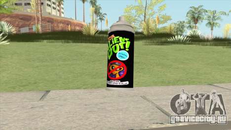 AlienOut Spraycan (From Spongebob) для GTA San Andreas
