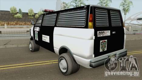 Declasse Burrito Police Transport R.P.D IVF для GTA San Andreas