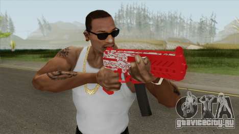 Submachine Gun MK2 (Red Woodlums) для GTA San Andreas