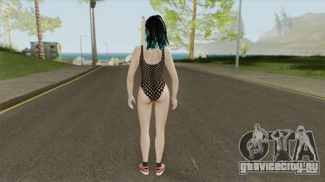 Samantha Black Swimsuit для GTA San Andreas
