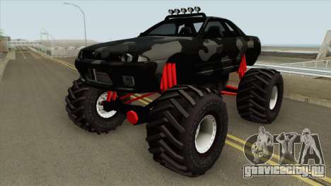 Nissan Skyline R32 Monster Truck Camo для GTA San Andreas