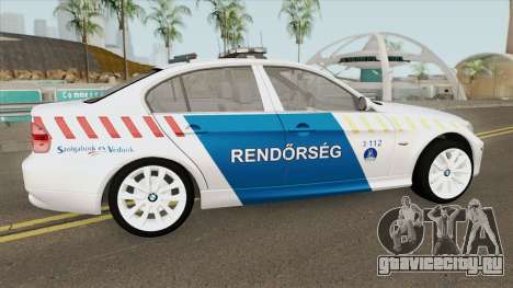 BMW 330i Magyar Rendorseg для GTA San Andreas