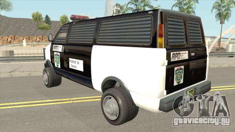 Declasse Burrito Police Transport R.P.D для GTA San Andreas