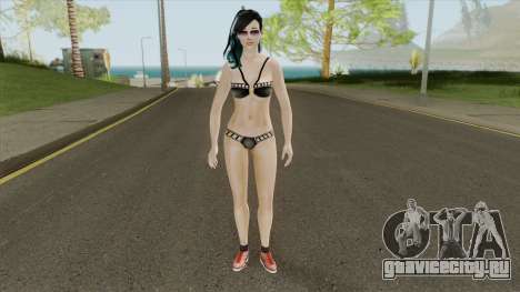 Samantha Black Underwear для GTA San Andreas