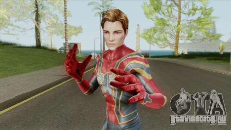 Iron Spider Unmasked From Spiderman Unlimited для GTA San Andreas