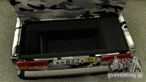 ВАЗ 2107 Камуфляж Кабрио для GTA San Andreas