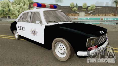 Peugeot 504 Police для GTA San Andreas