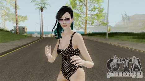Samantha Black Swimsuit для GTA San Andreas