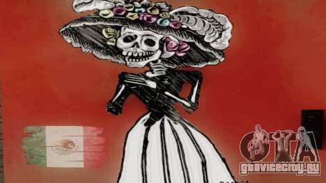 Mural La Catrina (Mexicana) для GTA San Andreas