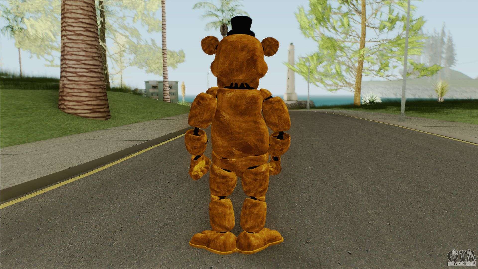 GTA San Andreas FNAF 6 Scrap Animatronics Skins Mod 