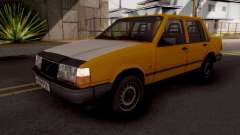 Volvo 460 Yellow Stock для GTA San Andreas