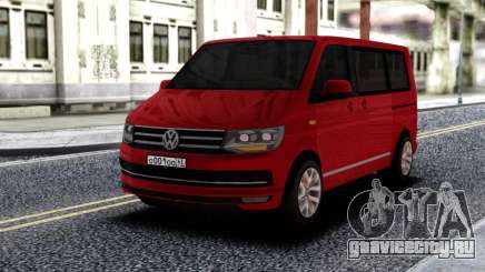 Volkswagen Caravelle Red для GTA San Andreas