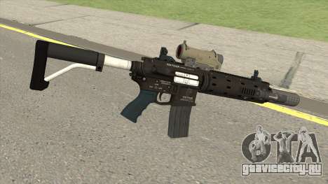 Carbine Rifle V2 Silenced, Tactical, Flashlight для GTA San Andreas
