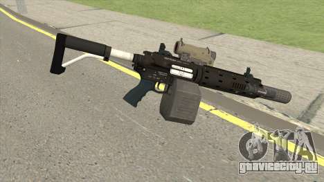 Carbine Rifle V1 Silenced, Tactical, Flashlight для GTA San Andreas