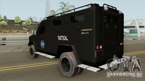 Lenco BearCat (SFPD Tactical Unit) для GTA San Andreas