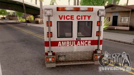 Ambulance from GTA VC для GTA San Andreas