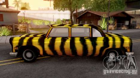 Zebra Cab from GTA VC для GTA San Andreas
