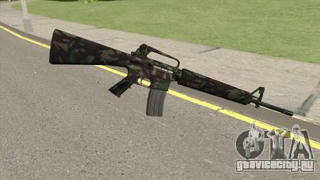 M16A2 Full Forest Camo (Stock Mag) для GTA San Andreas