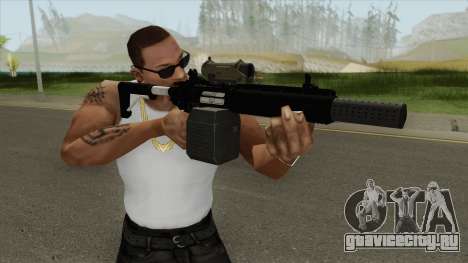 Carbine Rifle GTA V V1 (Silenced, Tactical) для GTA San Andreas