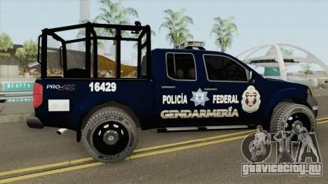 Nissan Frontier (Policia Federal Division) для GTA San Andreas