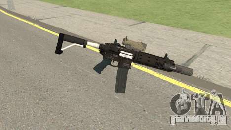 Carbine Rifle V3 Silenced, Tactical, Flashlight для GTA San Andreas