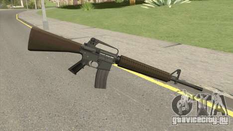 M16A2 Partial Desert Camo (Stock Mag) для GTA San Andreas