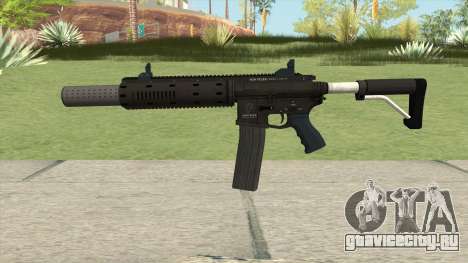 Carbine Rifle GTA V V3 (Silenced, Flashlight) для GTA San Andreas
