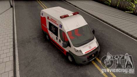Fiat Ducato Ambulancia de Proteccion Civil для GTA San Andreas