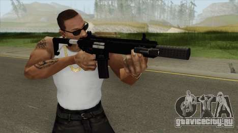 Carbine Rifle GTA V V2 (Silenced, Flashlight) для GTA San Andreas