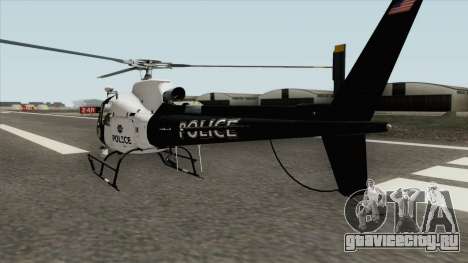 Police Maverick GTA V (SFPD Air Support Unit) для GTA San Andreas