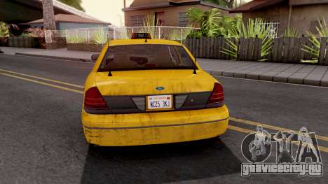 Ford Crown Victoria Taxi для GTA San Andreas
