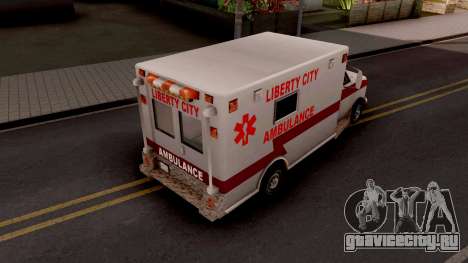 Ambulance GTA III Xbox для GTA San Andreas