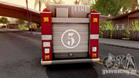 Firetruck GTA III Xbox для GTA San Andreas