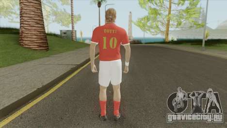 Totti (Legend) From Pro Evolution Soccer 2019 для GTA San Andreas