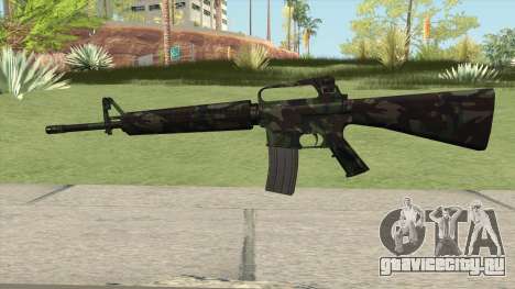 M16A2 Full Forest Camo (Stock Mag) для GTA San Andreas