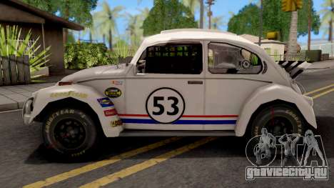 Volkswagen Herbie Nascar для GTA San Andreas