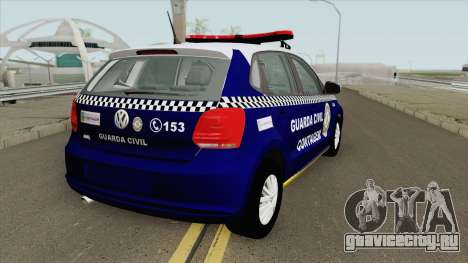 Volkswagen Gol G6 (Guarda Civil) для GTA San Andreas