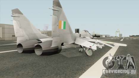 MiG-29 Indian Air Force для GTA San Andreas