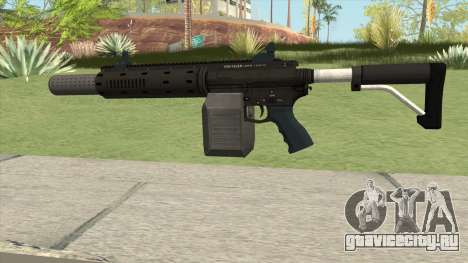 Carbine Rifle GTA V V1 (Silenced, Flashlight) для GTA San Andreas