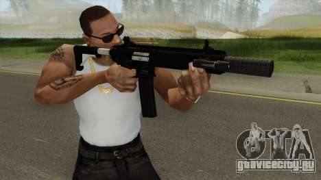Carbine Rifle GTA V V3 (Silenced, Flashlight) для GTA San Andreas