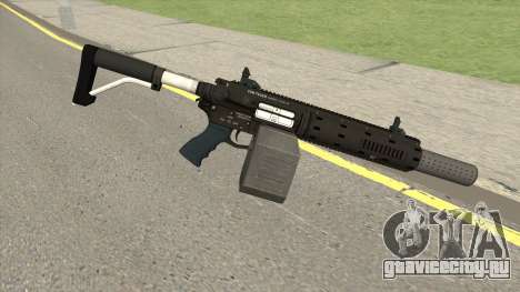 Carbine Rifle GTA V Silenced (Box Clip) для GTA San Andreas