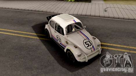 Volkswagen Herbie Nascar для GTA San Andreas